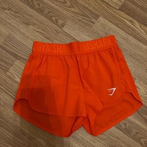 Orange Small Gym Shark Shorts